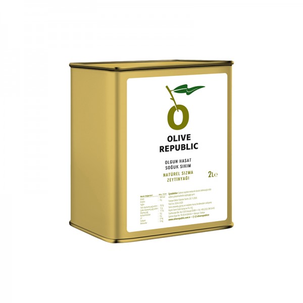 Olive Republic  Olgun Hasat/Soğuk Sıkım  Natürel Sızma Zeytinyağı 2Lt
