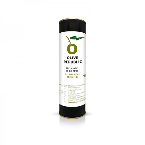Olive Republic  Erken Hasat Soğuk Sıkım  Natürel Sızma Zeytinyağı 750ml